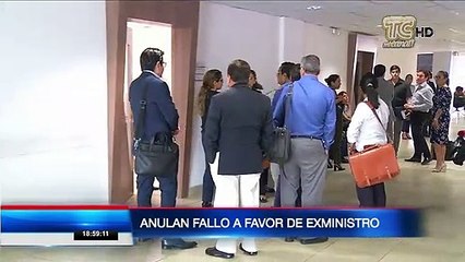 Anulan fallo a favor de exministro