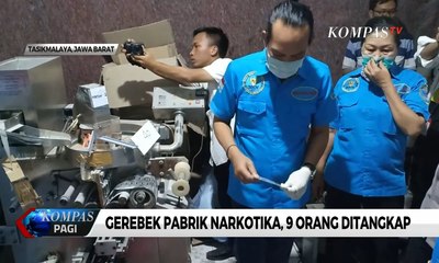 Gerebek Pabrik Narkotika di Tasikmalaya, Jutaan Butir Pil PCC Disita
