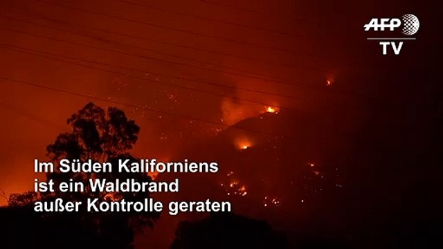 Waldbrand in Kalifornien außer Kontrolle