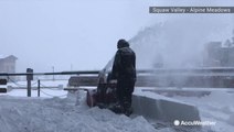 Squaw Valley digs itself out after getting buried in snow