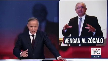 López Obrador invita a seguidores a su informe en el Zócalo