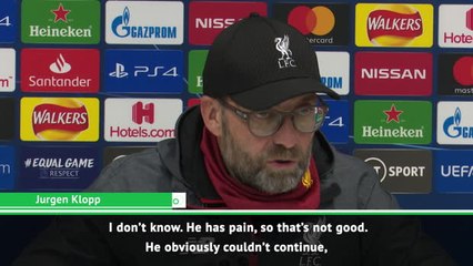 Klopp concerned by Fabinho injury