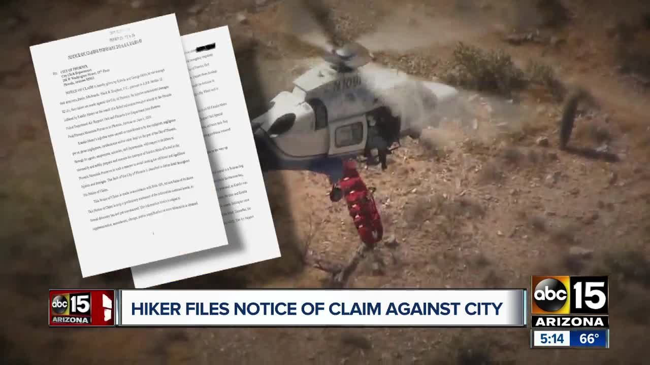 Family files notice of claim after video of mountain rescue went viral