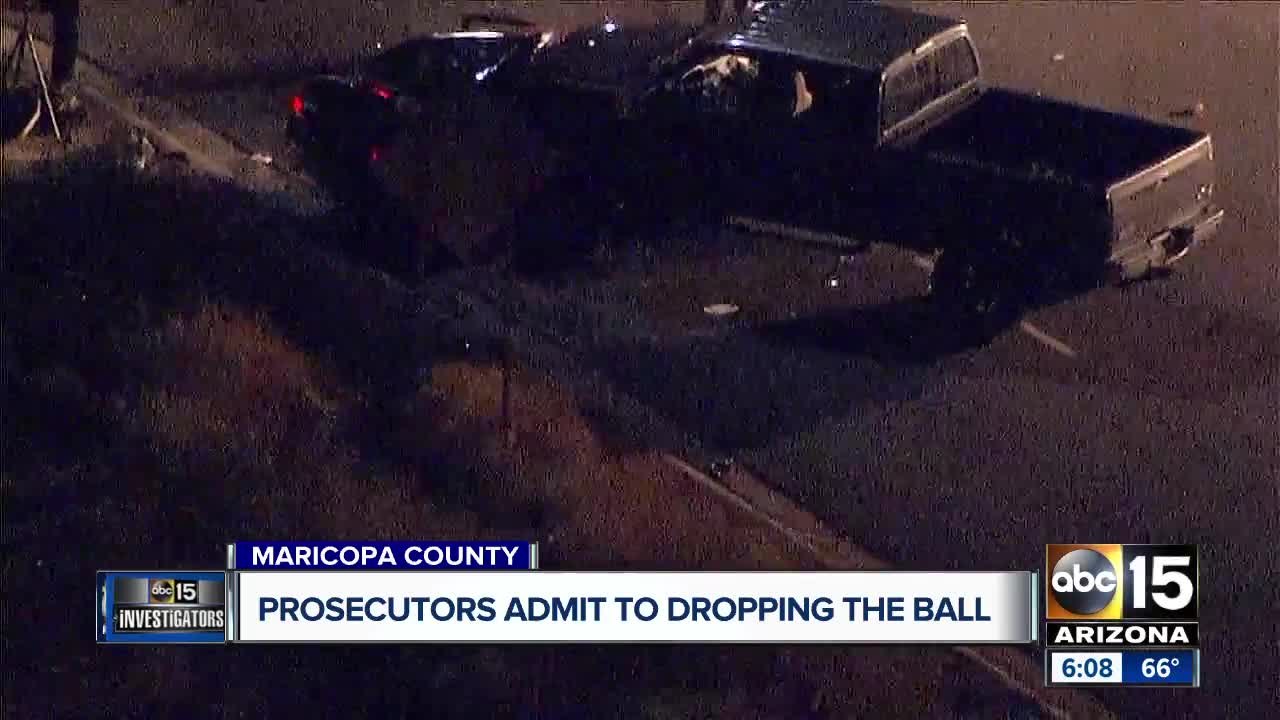 Prosecutors admit to dropping the ball in DUI case