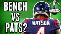 Should Fantasy Football Managers Bench Deshaun Watson vs the Patriots?
