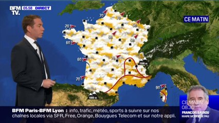 Un temps nuageux sur l'ensemble du pays, seul le sud profitera du soleil