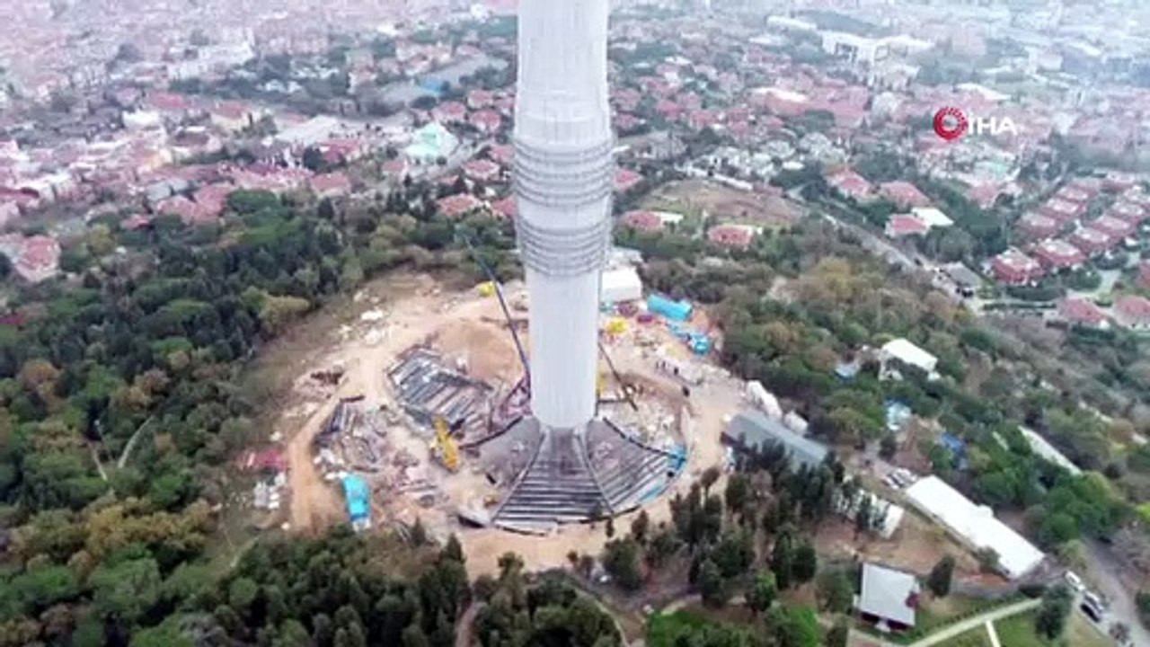 İstanbul'un sembolü olacak Çamlıca Kulesi'nde sona yaklaşıldı