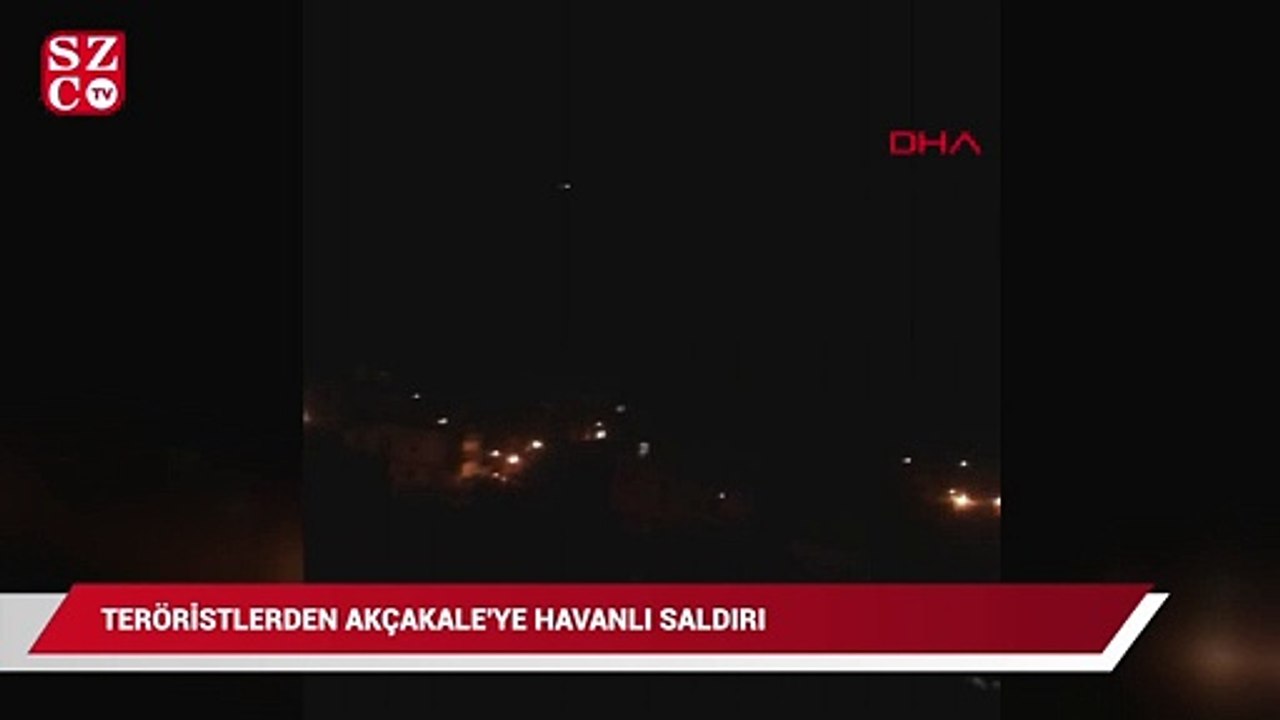 Teröristlerden Akçakale’ye havanlı saldırı