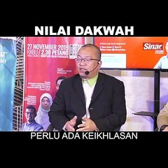 Nilai dakwah perlu ada keikhlasan