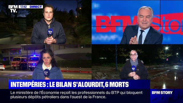 Story 2 : Le bilan des intempéries dans le Sud-Est s’alourdit et fait état de six morts - 02/12