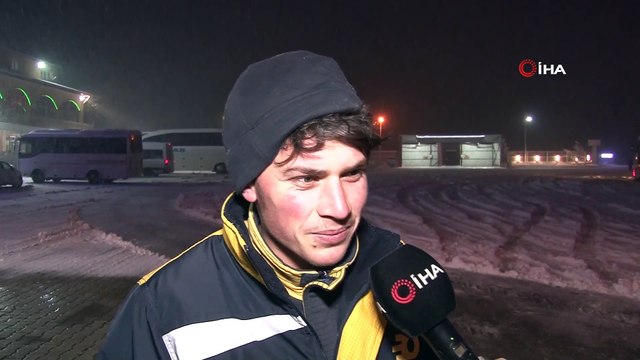 Erzincan'da Ulaşıma Kar ve Tipi Engeli