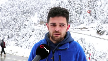 Zigana Dağı'nda Kar Kalınlığı 15 Santimetreyi Geçti