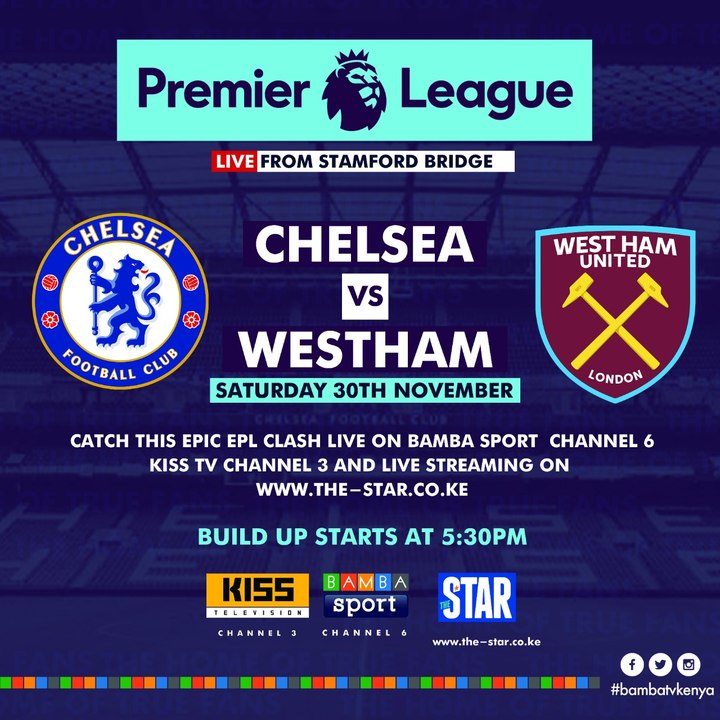CHELSEA VS WESTHAM PROMO