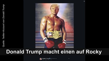 Donald Trump macht einen auf Rocky