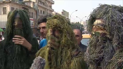 أغان ورسم وتمثيل.. العراقيون يبدعون في التعبير عن حراكهم السلمي