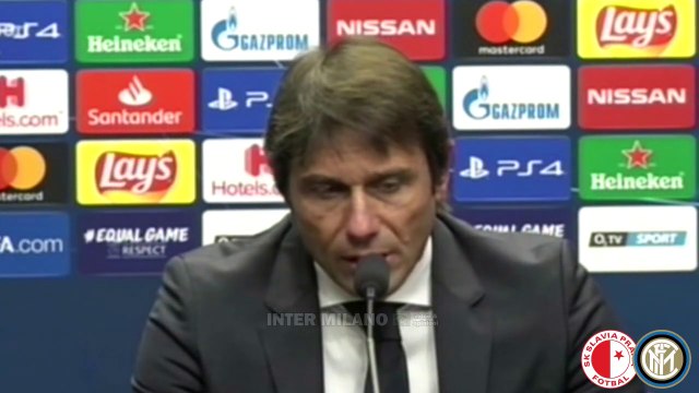 SLAVIA PRAGA vs INTER 1-3: UN FLASH DI ANTONIO CONTE, ORGOGLIOSO DEI RAGAZZI
