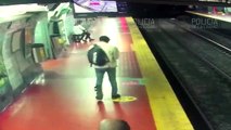 Distrait par son téléphone, il tombe sur les rails du métro (Buenos Aires)