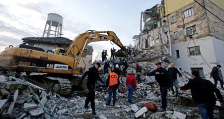 Ölü sayısının 40'a yükseldiği Arnavutluk'ta bir deprem daha oldu