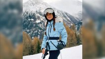 María Pombo disfruta de sus vacaciones esquiando en Austria