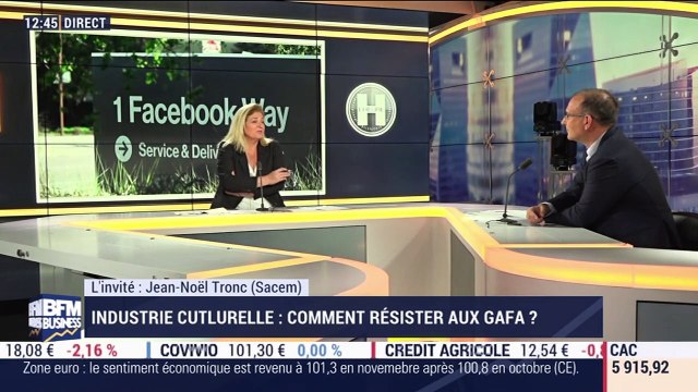 Jean-Noël Tronc (Sacem): Comment se porte le secteur des industries culturelles et créatives ? - 28/11