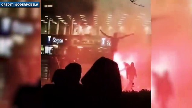 Quand des supporters de Malmö brûlent la statue de Zlatan Ibrahimovic