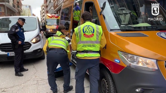 Herido grave un peatón en otro atropello ocurrido en Chamberí