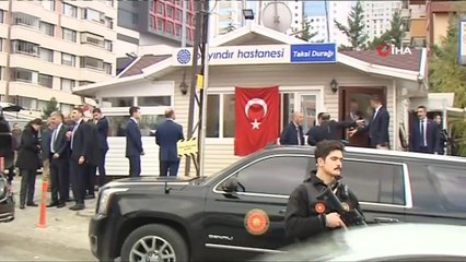 Cumhurbaşkanı Erdoğan, taksi durağında çay içti