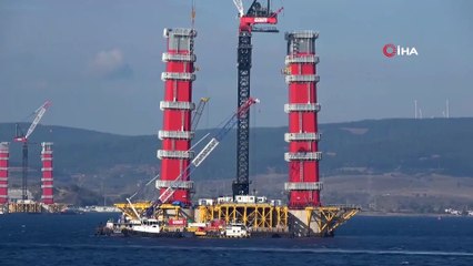 1915 Çanakkale Köprüsü  50 Metre Yüksekliğe Ulaştı