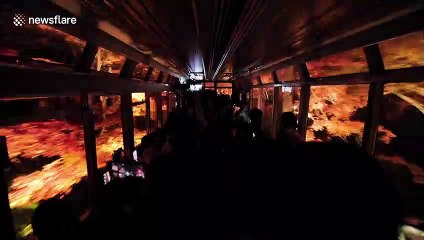 Stunning footage of Kyoto's 'Maple Tree Tunnel' in Autumn