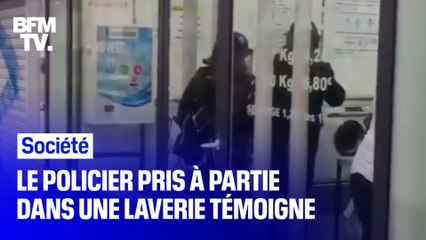 L'un des deux policiers qui s'étaient retrouvés piégés dans une laverie lors du premier anniversaire des gilets jaunes témoigne