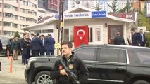 Cumhurbaşkanı Erdoğan, taksi durağında çay içti