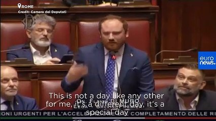 Italian MP proposes marriage during parliament debate on post-earthquake reconstruction
