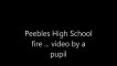 Peebles High School fire