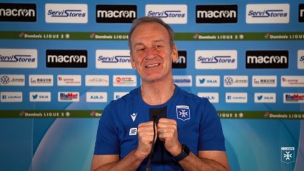 La conférence de presse de Jean-Marc Furlan avant AJA US Orléans