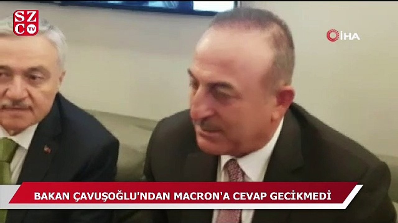 Çavuşoğlu'ndan Macron’a: “Liderlik yapay, suni, boyunu aşan söylemlerle olmaz”