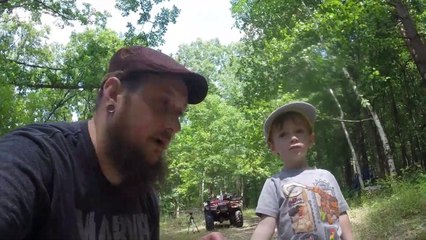 Father and Son day, Chasing chickens