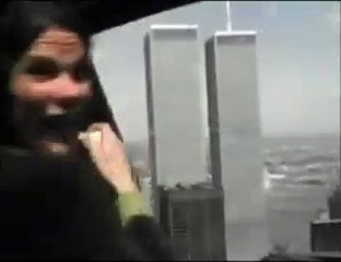 Ovni sobre las torres gemelas Nueva York