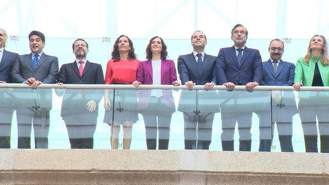 Ayuso y Aguado celebran cien días de gobierno en Madrid