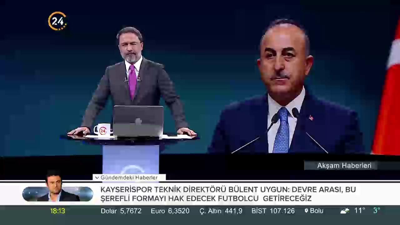 Çavuşoğlu'ndan Macron'a yanıt