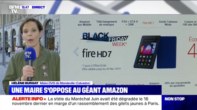 Hélène Burgat, la maire de Mondeville (Calvados), s'oppose à l'installation d'Amazon sur son territoire