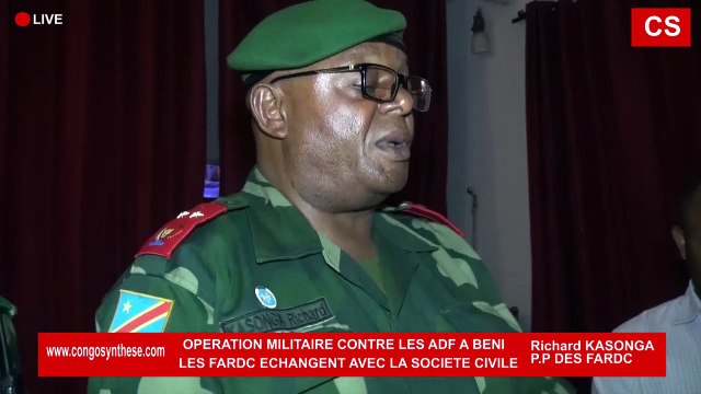 FARDC-SOCIETE CIVILE : AVEC OU SANS MONUSCO LES FARDC SONT À MESURE D'APPORTER LA SECURITÉ