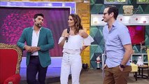 Andres le pide en vivo la mano Jaqueline Gaete