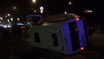 Mardin'de polisleri taşıyan araçla işçi servisi çarpıştı: 2'si polis 7 yaralı