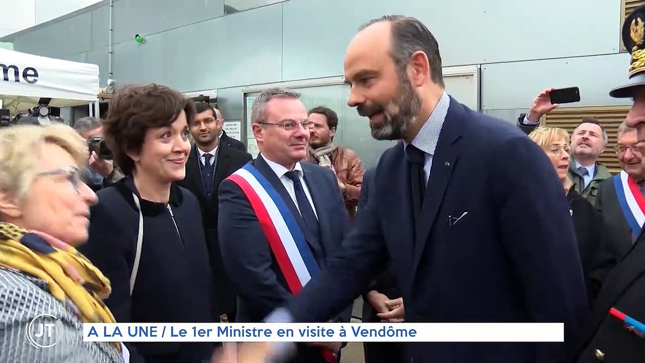 A LA UNE Le 1er Ministre en visite à Vendôme