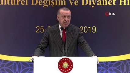 Cumhurbaşkanı Erdoğan: "Bazı evlerin kapılarına bazı işaretler konuyor.