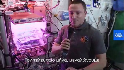 Απαντήσεις από το διάστημα: Τι φυτά μεγαλώνουν;