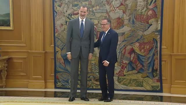 El Rey recibe en Zarzuela al presidente de Melilla