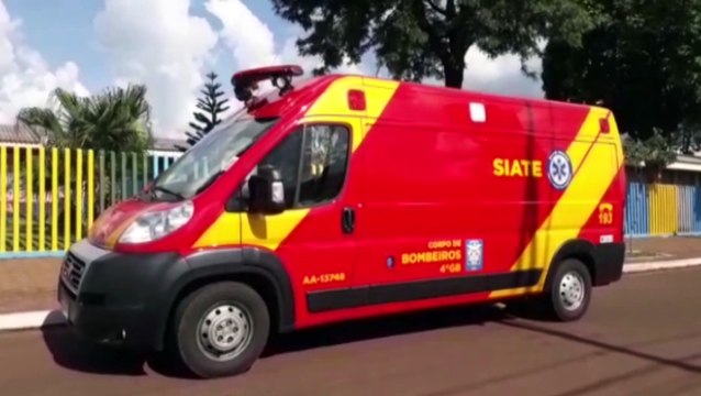 Menina prende o dedo em porta e é socorrida pelo Corpo de Bombeiros