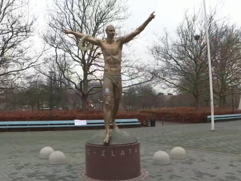 Suède - La statue de Zlatan Ibrahimovic à Malmö vandalisée