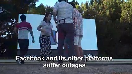 Facebook and associated platforms report outage